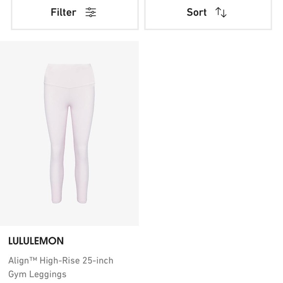 NWT lululemon BLISSFUL PINK align 25” leggings size US 4 - Picture 5 of 15
